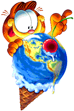 Garfield hungers for the world